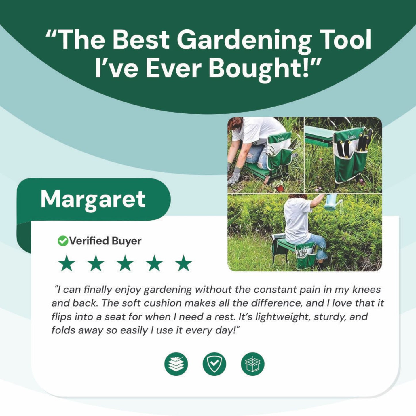 Garden Kneeler & Bench