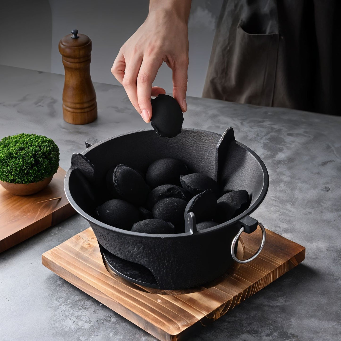 Cast Iron BBQ Grill