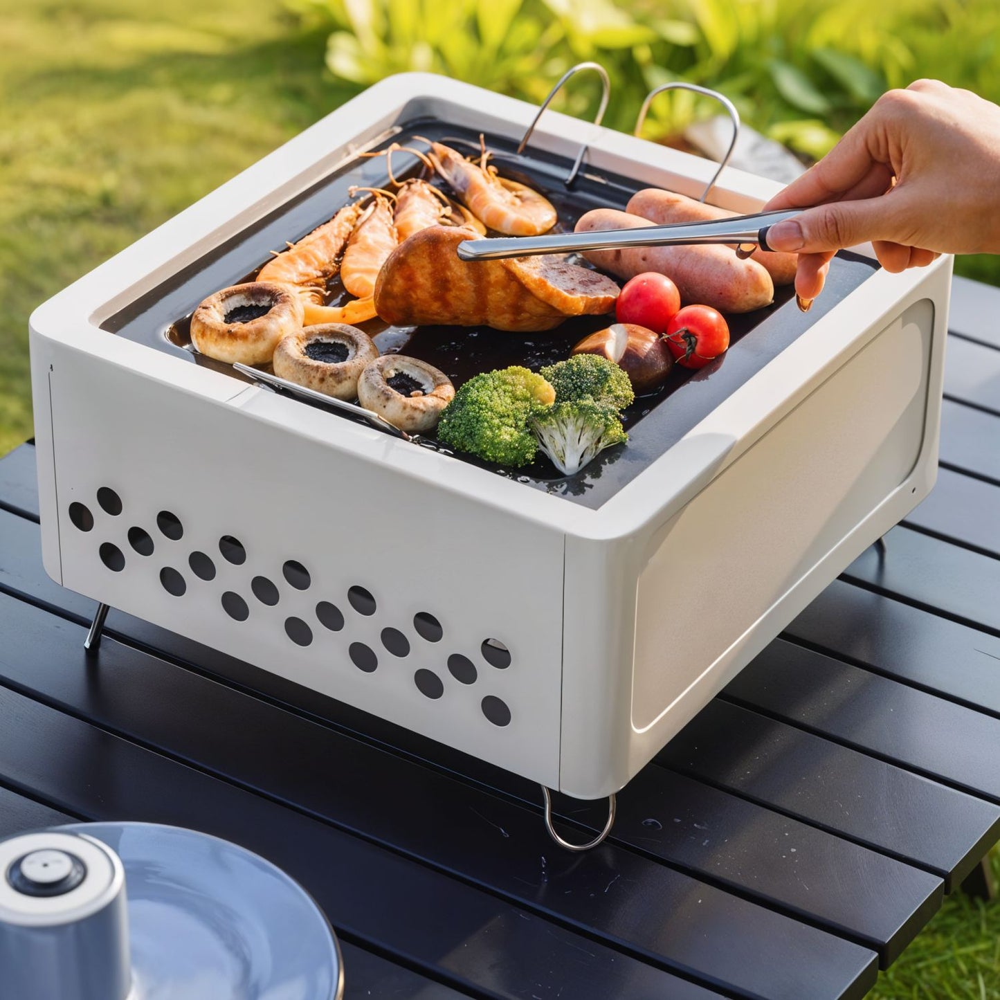 Portable Metal BBQ Grill