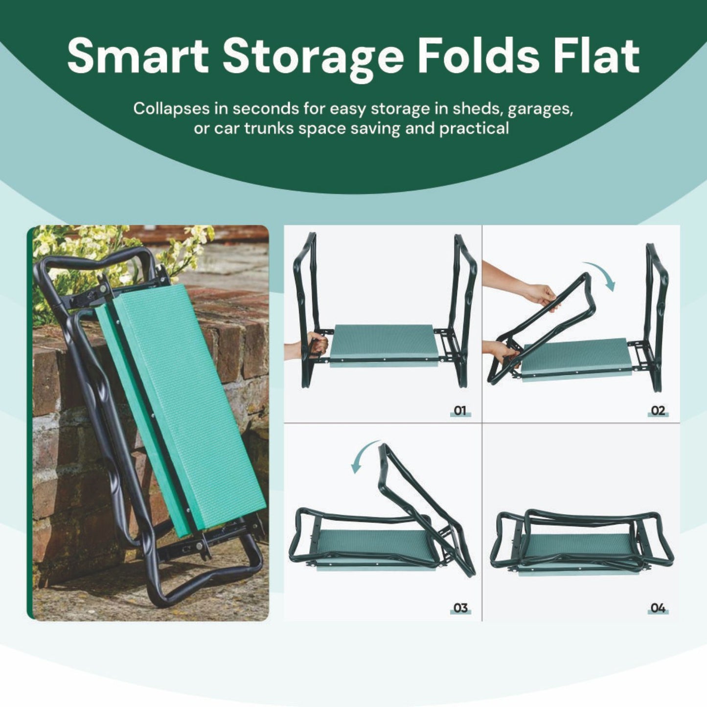 Garden Kneeler & Bench