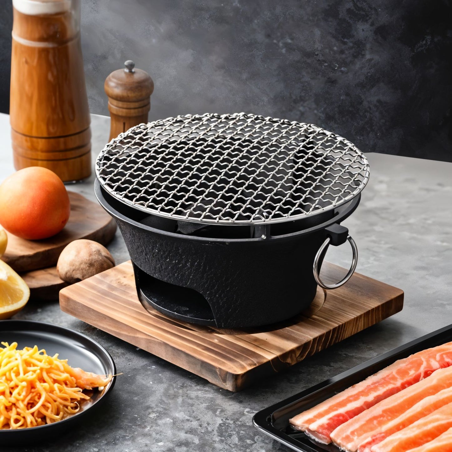 Cast Iron BBQ Grill