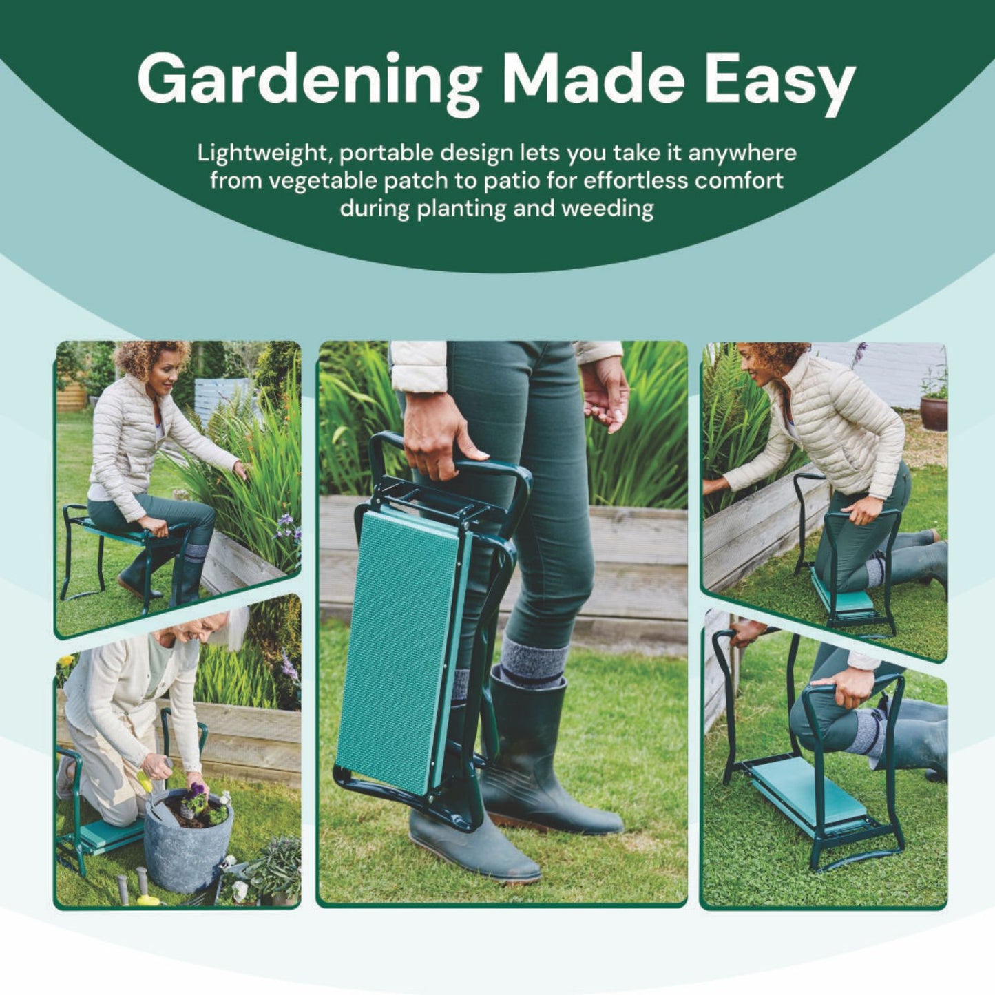 Garden Kneeler & Bench