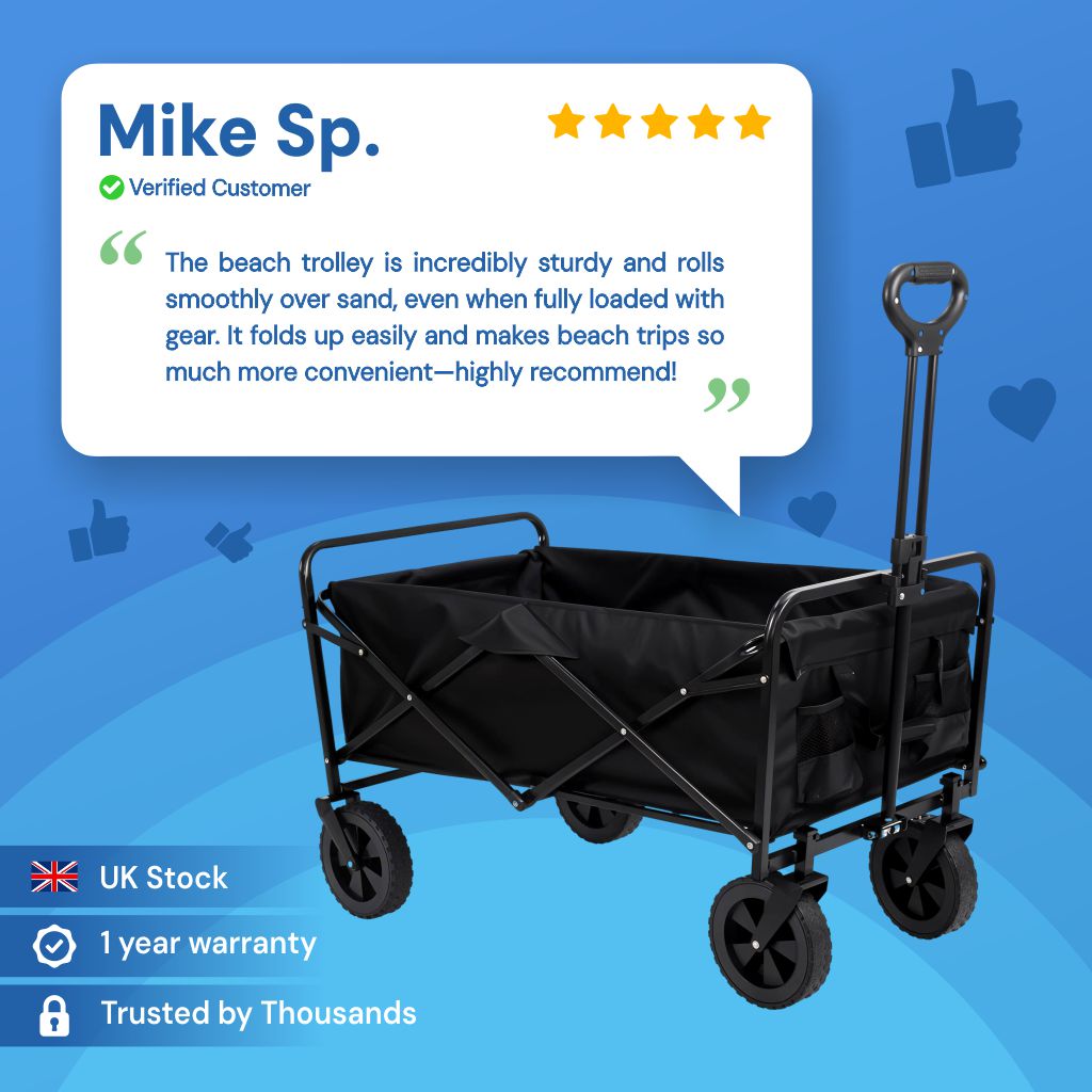 Folding Beach Wagon Trolley