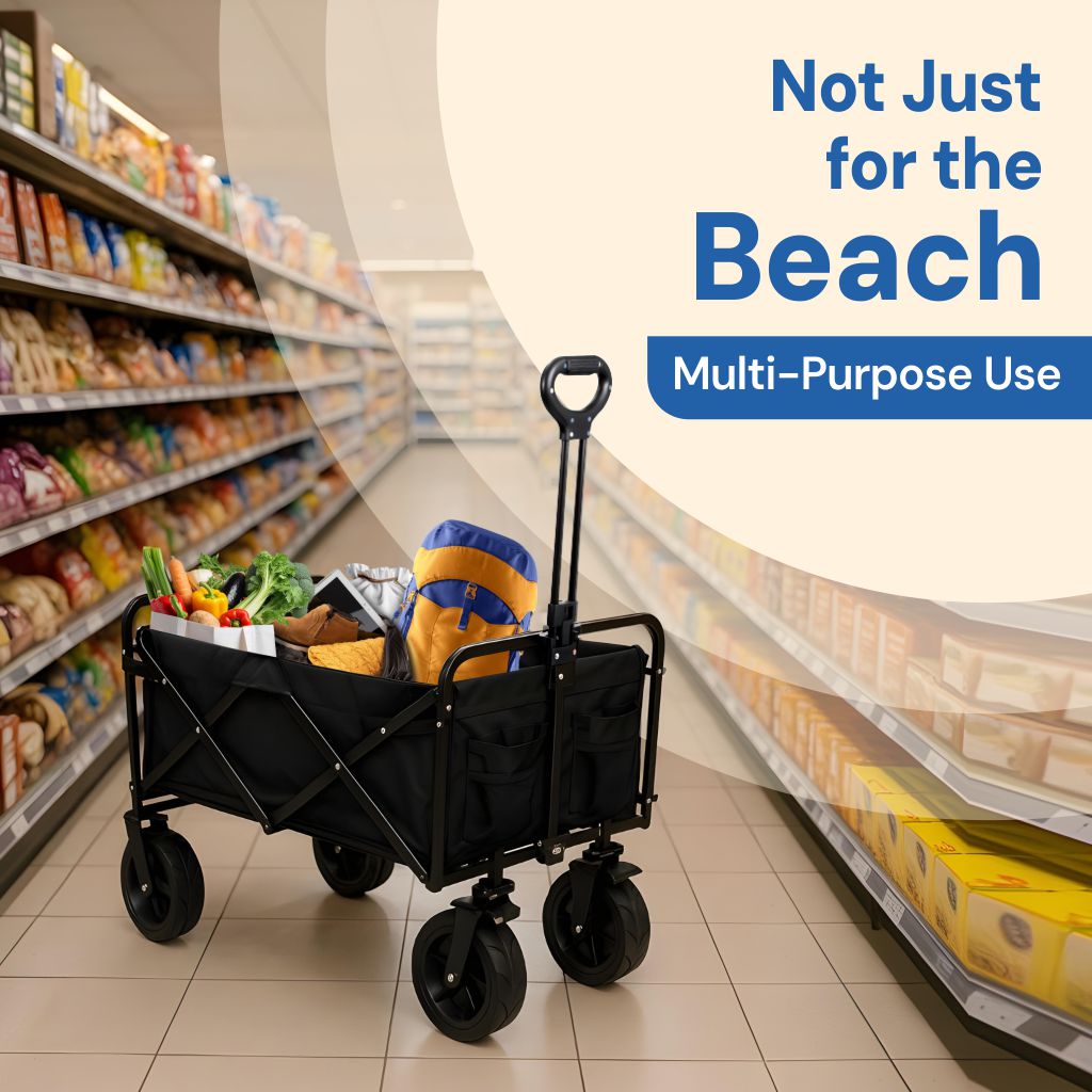 Folding Beach Wagon Trolley