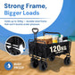 Folding Beach Wagon Trolley