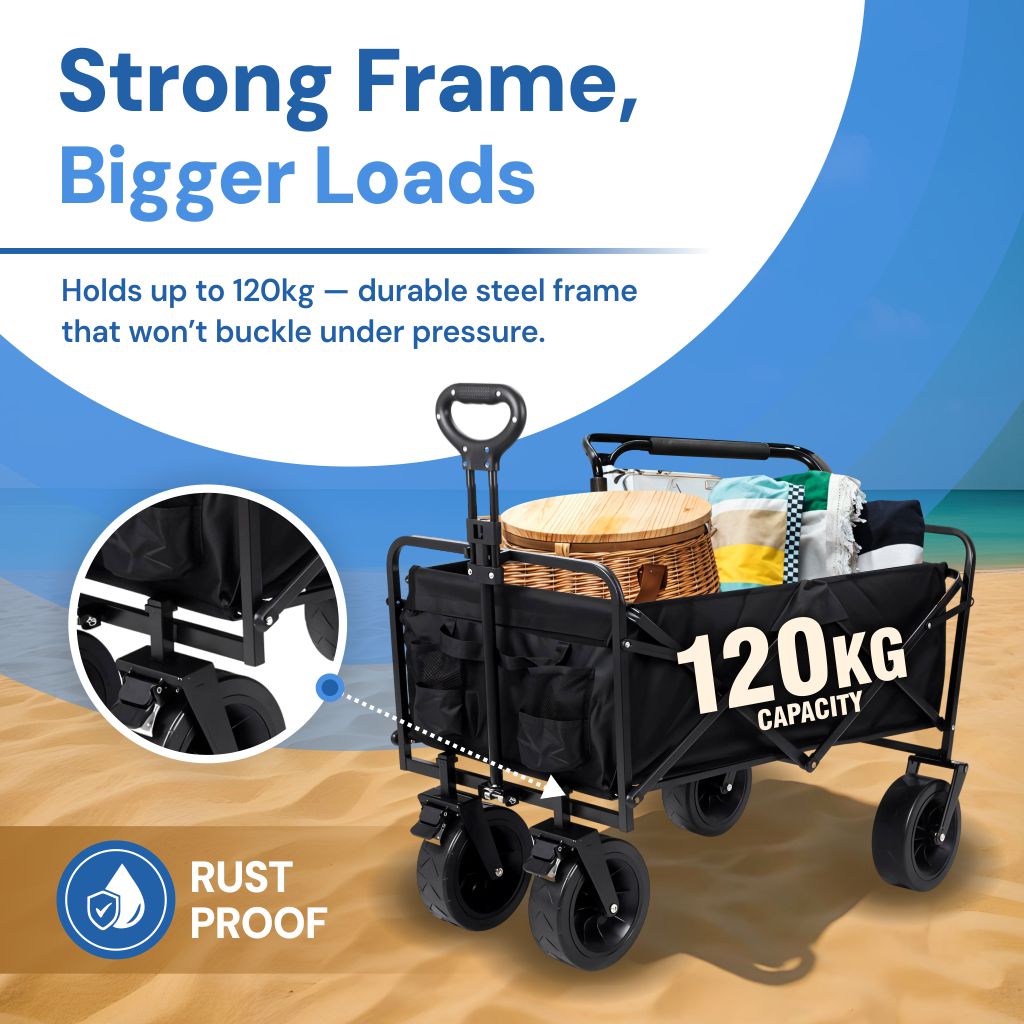 Folding Beach Wagon Trolley