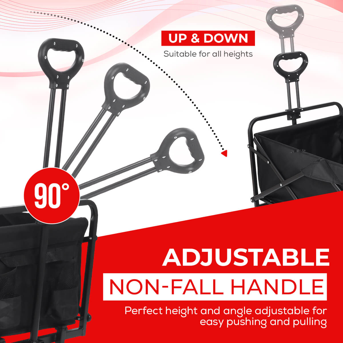 Folding Beach Wagon Trolley