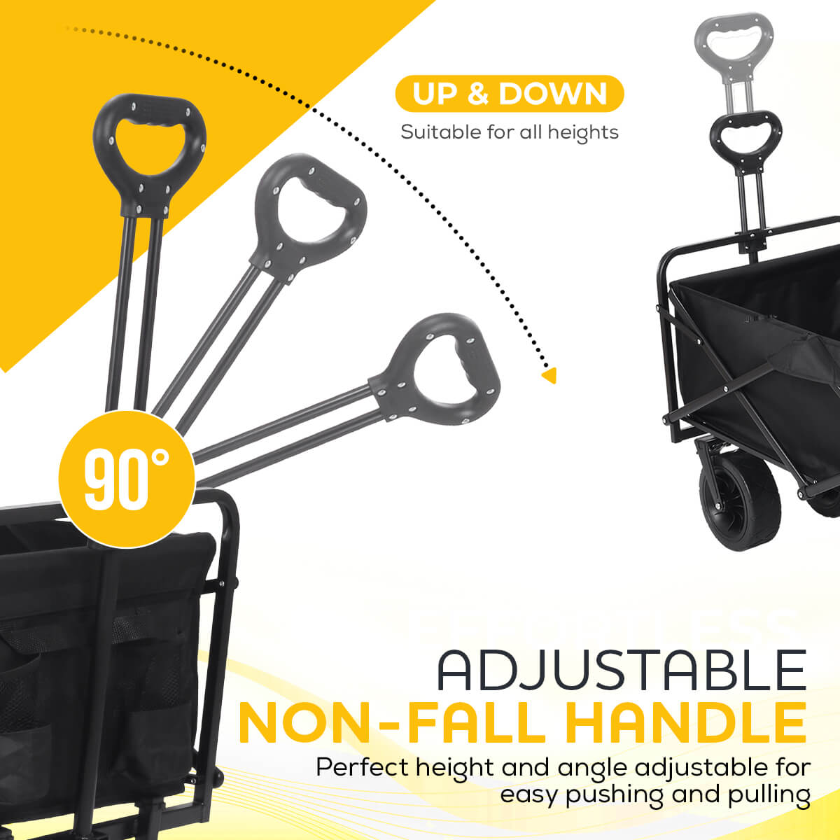 Folding Beach Wagon Trolley