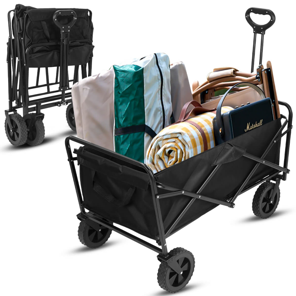 Folding Beach Wagon Trolley